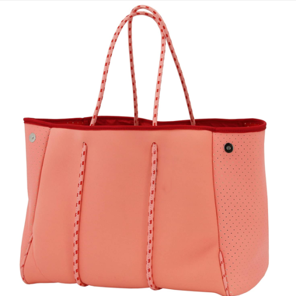 Stylish Durable Neoprene Cooler Bag Fashionable Beach and Shopping Bag