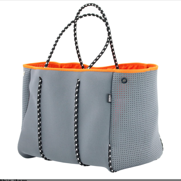 Stylish Durable Neoprene Cooler Bag Fashionable Beach and Shopping Bag - صورة 2