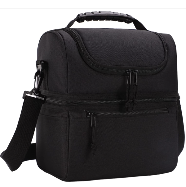 Men and Women's Insulated Leakproof Cooler Bag with Compartment for Work Lunches - 画像 2
