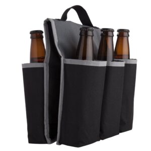 Customizable 6-Slot Multi-Functional Bike Saddle Bag Delivery Bicycle Cooler for Beer Wine & Bottle