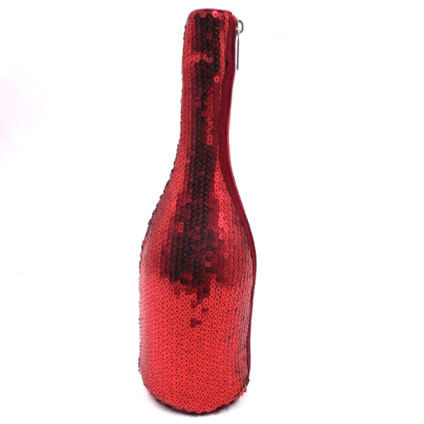 Sparkling 750ml Neoprene Sequin Cooler Bag Sequin Beer Bottle Holder and Cooler Sleeves - Bild 2