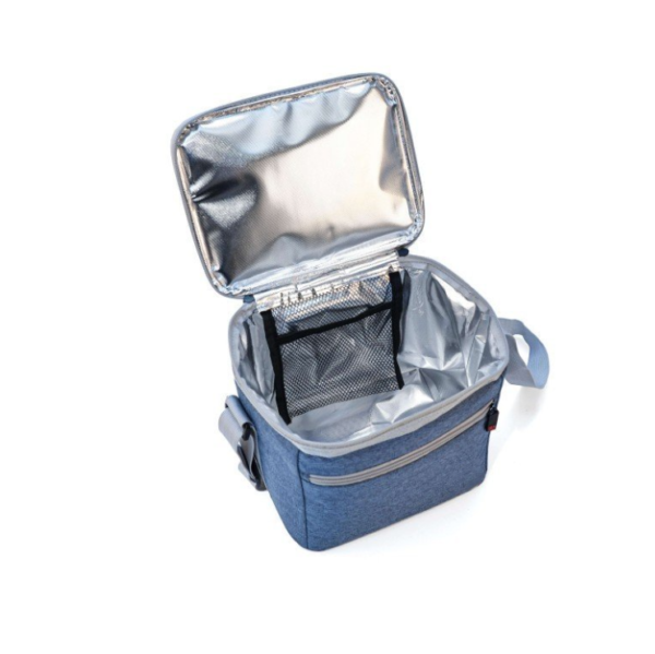 Oxford Lunch Picnic Zipper Tote Cooler Bag Insulated Foldable Wine Tote-Insulated Cooler Bags - صورة 5