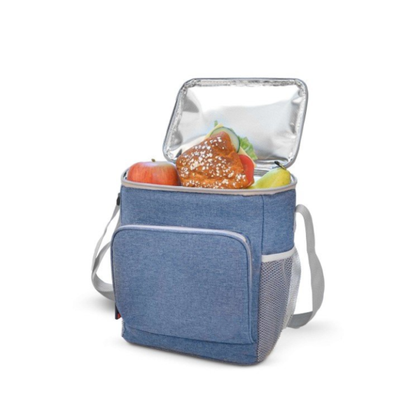 Oxford Lunch Picnic Zipper Tote Cooler Bag Insulated Foldable Wine Tote-Insulated Cooler Bags - صورة 6