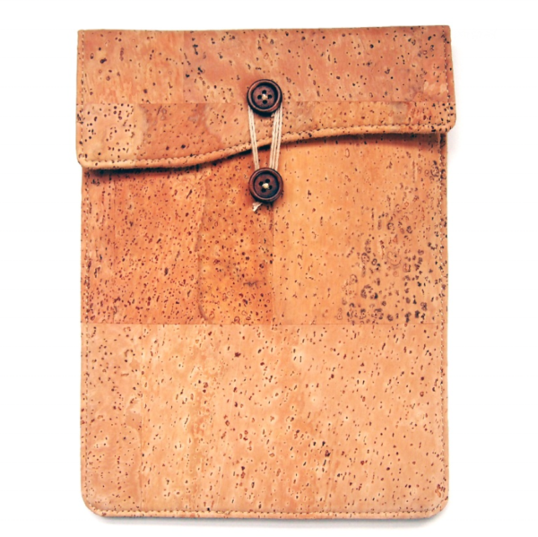 Eco-Friendly Cork Laptop Case with Zipper Protective Sleeve Cover