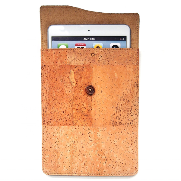 Eco-Friendly Cork Laptop Case with Zipper Protective Sleeve Cover - Image 2