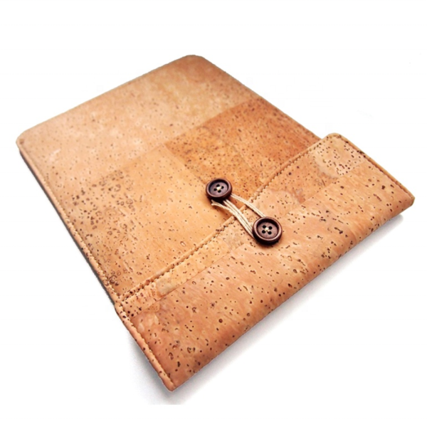 Eco-Friendly Cork Laptop Case with Zipper Protective Sleeve Cover - Image 3