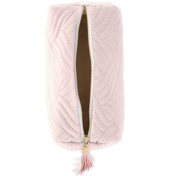 Small Personalized Velvet Quilted Makeup Bag for Women Cosmetic Bags & Fälle - Bild 2