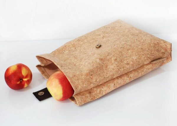 Eco Soft Mini Cork Insulated Cooler Bag 6 Can Lunch Tote Box for Milk Drinks Food Sustainable Thermal Bolsa - Bild 5