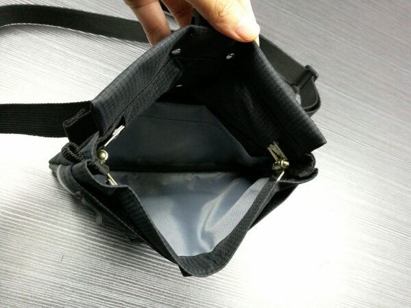 Easy Open-Close Spring Hinge Running Belt Dog Treat Bag Special Purpose Waist Waist Case - 画像 2