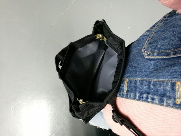 Easy Open-Close Spring Hinge Running Belt Dog Treat Bag Special Purpose Waist Waist Case - 画像 3