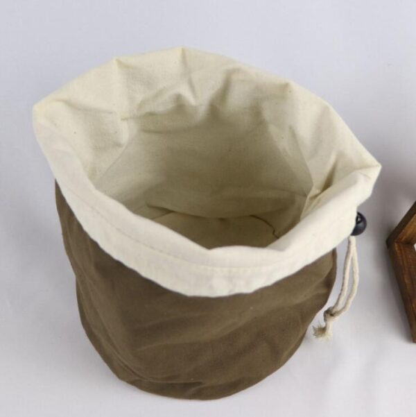 Large Reusable Canvas Muslin Drawstring Storage Sack for Bread and Other Shopping Needs - 영상 4