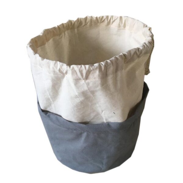 Large Reusable Canvas Muslin Drawstring Storage Sack for Bread and Other Shopping Needs - 영상 5
