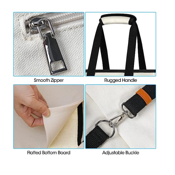 Waterproof Oversized Canvas Cooler Bag Stylish and Practical for Storage and Transportation - Image 4