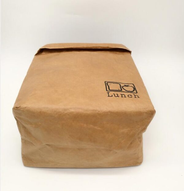 Eco-Friendly Portable Thermal Tyvek Paper Cooler Bag Food Delivery Sublimation Lunch Bag - 画像 5