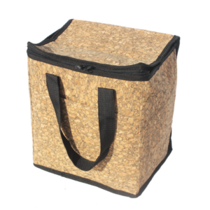 New Design Insulated Thermal Picnic Bag Eco-Friendly Degradable Natural Wood Cork Cooler Bag