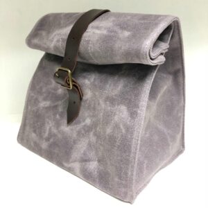 10L Insulated Lunch Bag for Men and Women Sturdy Waxed Canvas Cooler for Work or School