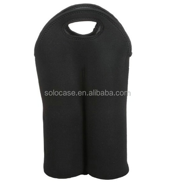 Custom Floral Neoprene Wine Tote Cooler Bag for Wine Bottle - Bild 5