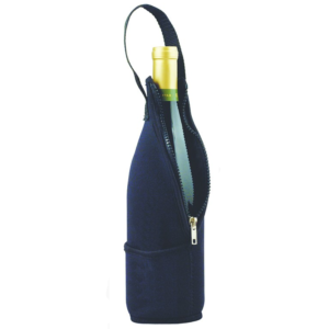 Neoprene Wine Cooler Bag with Plastic Corkscrew Convenient and Stylish Bottle Holder