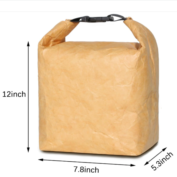 Water-Resistant Tyvek Material Collapsible Lunch Bag for Cooler Storage - Bild 2