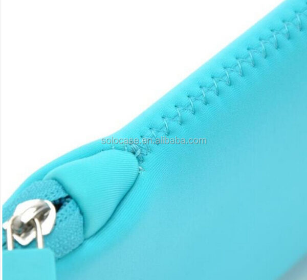 Neoprene Zipper Closure Travel Cosmetic Pouch Protective Bag for Cosmetics & ケース - 画像 4