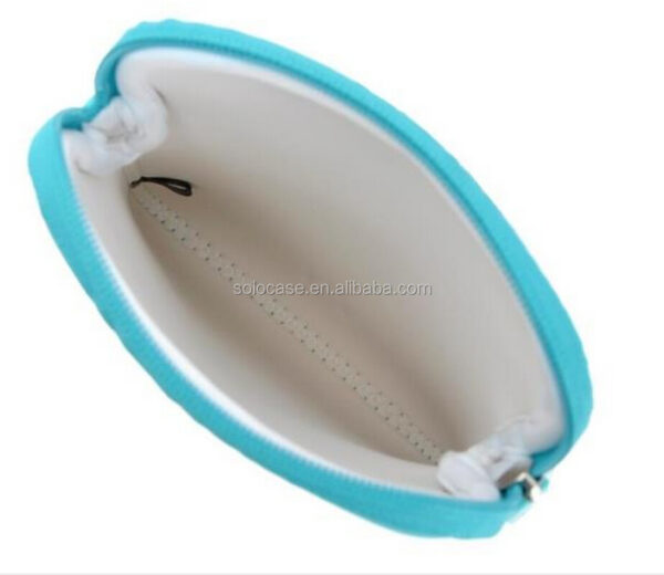 Neoprene Zipper Closure Travel Cosmetic Pouch Protective Bag for Cosmetics & ケース - 画像 5