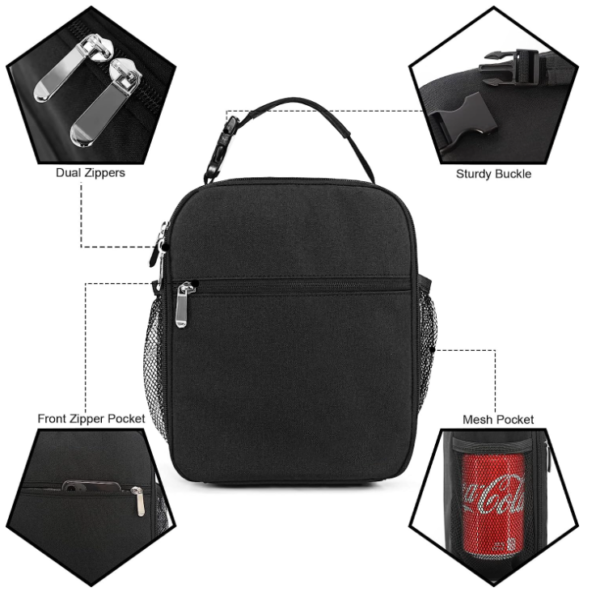 Small Size Cooler Bags Lunch Box for Office Work or Picnic for Men Women Adults - Bild 3