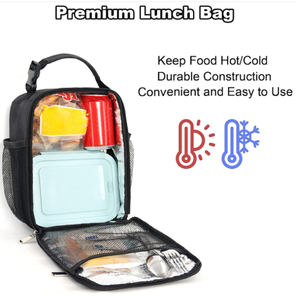 Small Size Cooler Bags Lunch Box for Office Work or Picnic for Men Women Adults - Bild 6