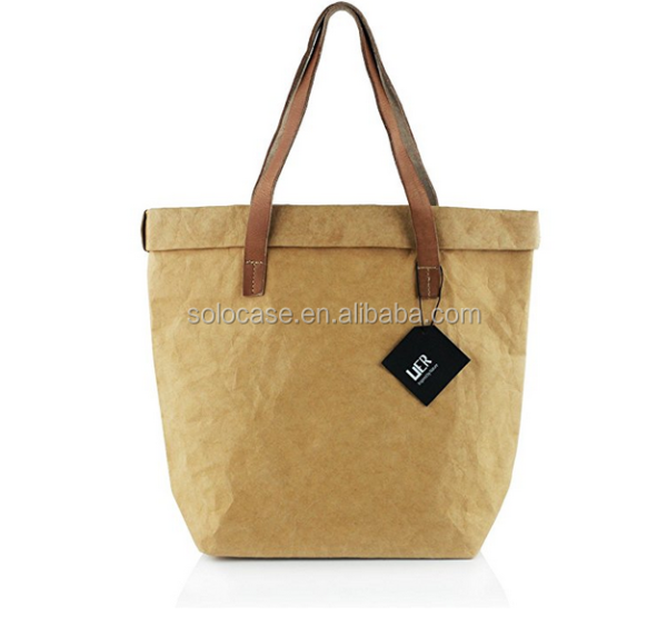 Large-capacity Water-washed Dupont Paper Shoulder Bag - 画像 2