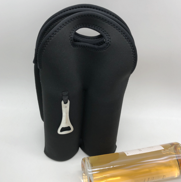 4 Pack Neoprene Beer Bottle Carrier Tote Bottle Holder With Metal Opener - Bild 5