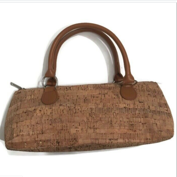 Fully Insulated Wine Clutch Tote Bag Cork Wine Carry Bag - 画像 4