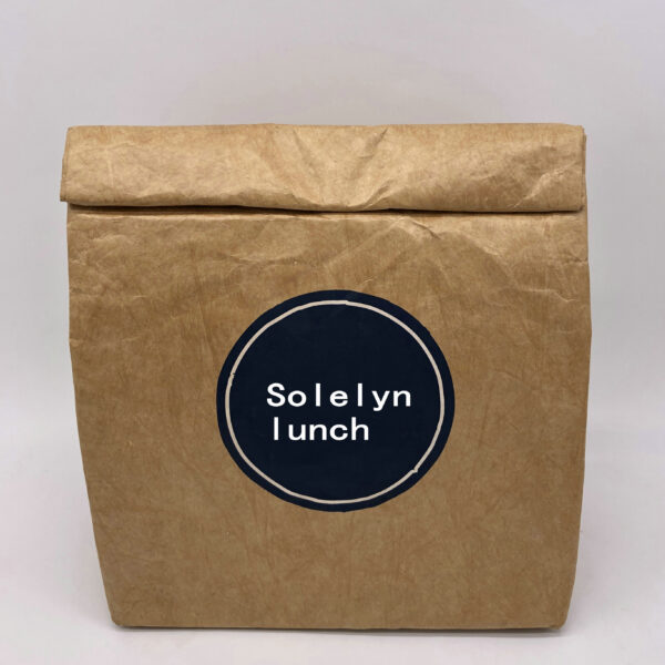 Reusable Brown Paper Lunch Bag Tyvek Lunch Sack - 画像 3