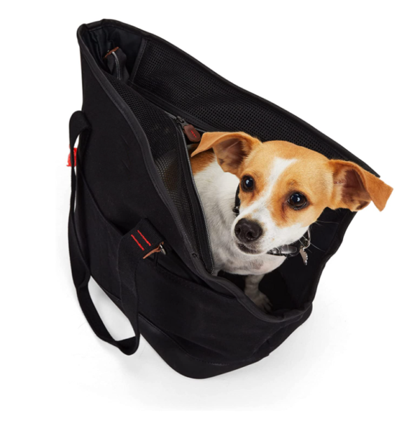 Organic Cotton Canvas Dog Carrier Tote Bag Special Purpose Travel Case for Pets - Bild 3