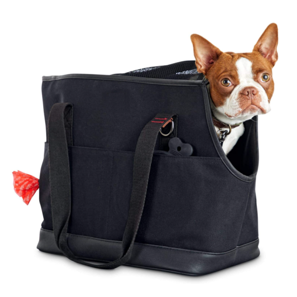 Organic Cotton Canvas Dog Carrier Tote Bag Special Purpose Travel Case for Pets - Bild 4
