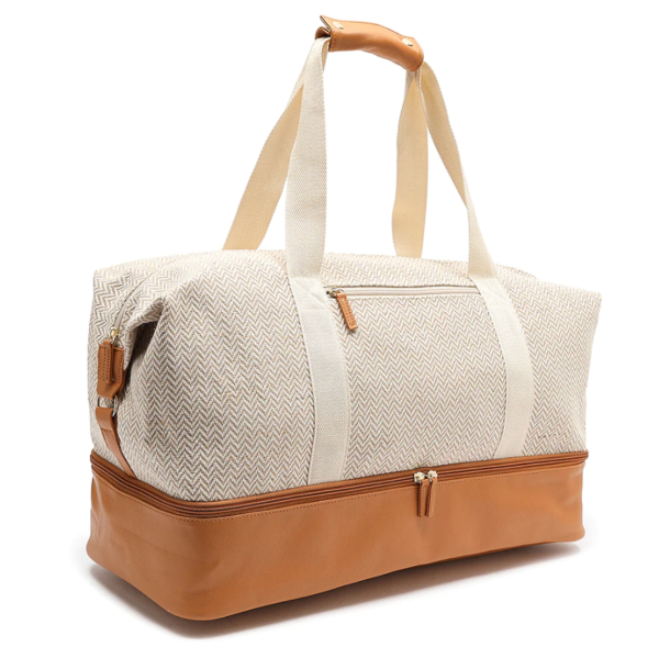 Weekend Overnight Duffel Bag with Compartments and Zippered Shoe Section - Изображение 2
