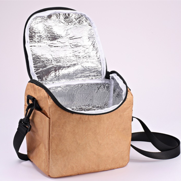 New Thermal Insulated Cooler Bag Hard Small Tyvek Paper for Grocery and Lunch Carry Versatile and Convenient