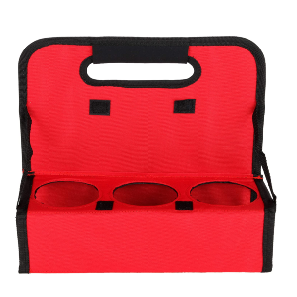 Reusable 6-Cup Collapsible Tote Bag Coffee Cup Holder and Delivery Go Bag Special Purpose Case for Drink Carrying - 画像 2
