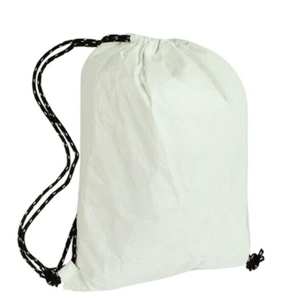 Fashion Waterproof Tyvek Paper Sack Sports Gym Drawstring Bag for Promotions - Image 2