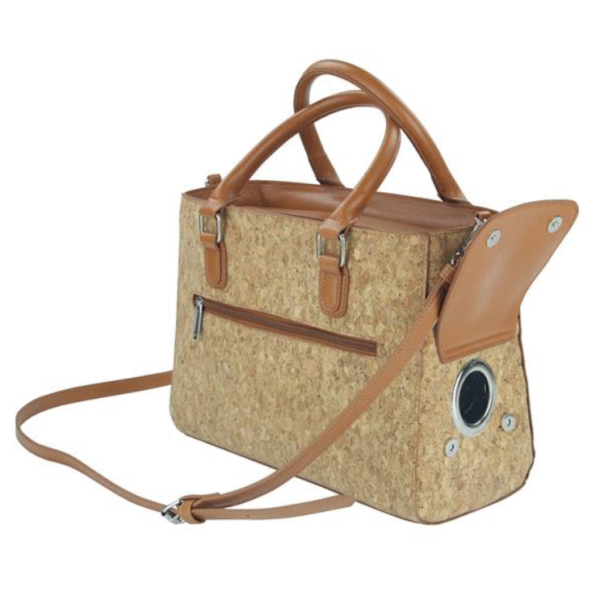 Vegan Cork Cooler Bag with Wine Bladder Compartment Tote Bag with Unique Feature - 영상 2