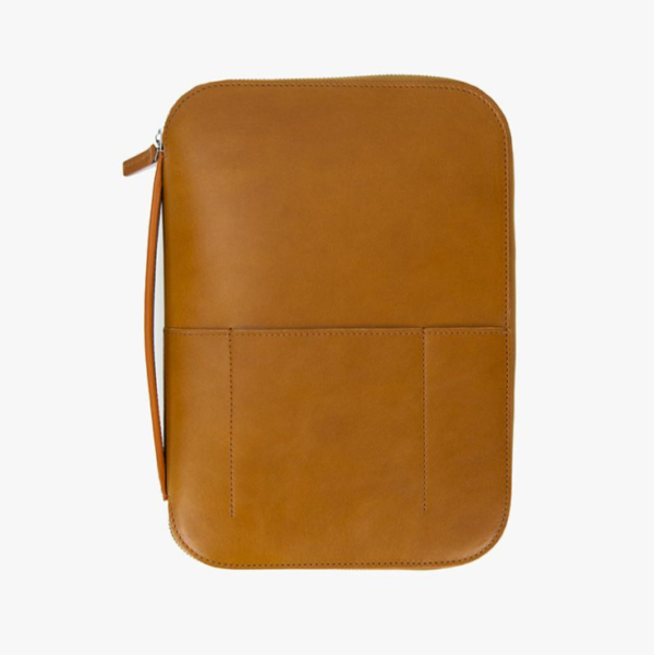 Leather Travel Accessories Organizer for Phone Tablet Cards with Laptop Bag & Cover Features - 영상 4