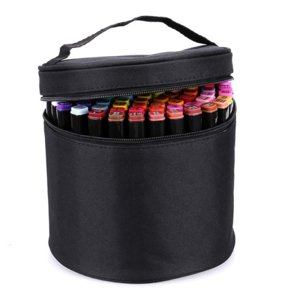 Special Purpose Bag Marker Pen Case Organizer & Storage for 120 Markers Carrying Bag - Image 2