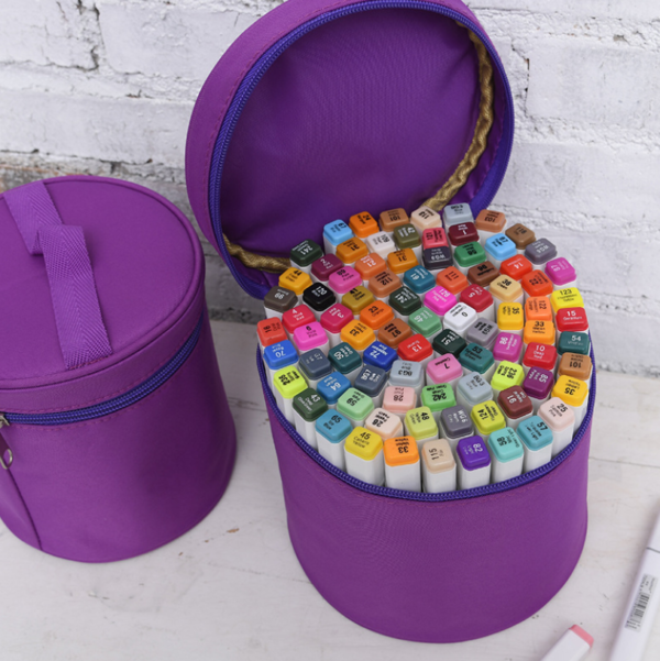 Special Purpose Bag Marker Pen Case Organizer & Storage for 120 Markers Carrying Bag - Image 5