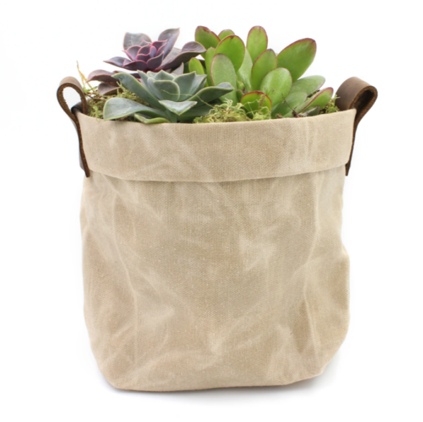 Recycled Waxed Cotton Canvas Pot Cover and Storage Organizer Special Purpose Bags & Fälle - Bild 6