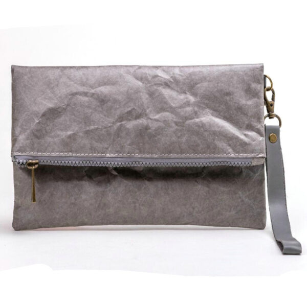 Lightweight Portable Tyvek Paper Clutch Wallet with Mobile Phone Card Holder Purse - Image 3