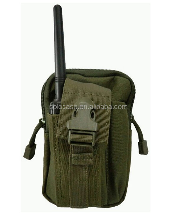 Nylon Molle Outdoor Phone Pouch with Belt Loop Multi-Purpose Special Purpose Bags & Cases for Smartphones - 영상 4