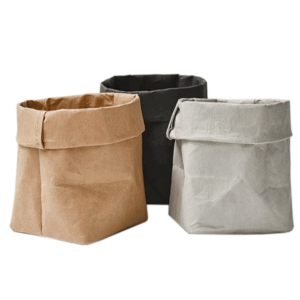 Sturdy Washable Kraft-Tex Basket Special Purpose Kraft Paper Bags