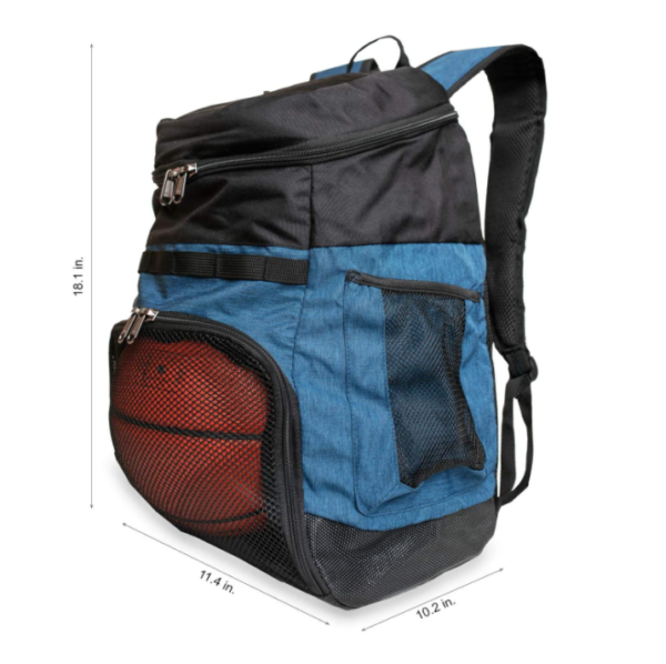 Water Resistant Backpack with Ball Compartment for Sports and Gym Use - 画像 2
