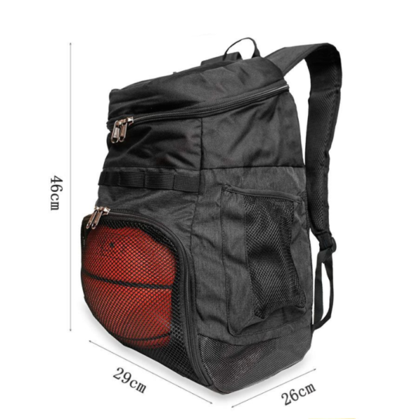 Water Resistant Backpack with Ball Compartment for Sports and Gym Use - 画像 4