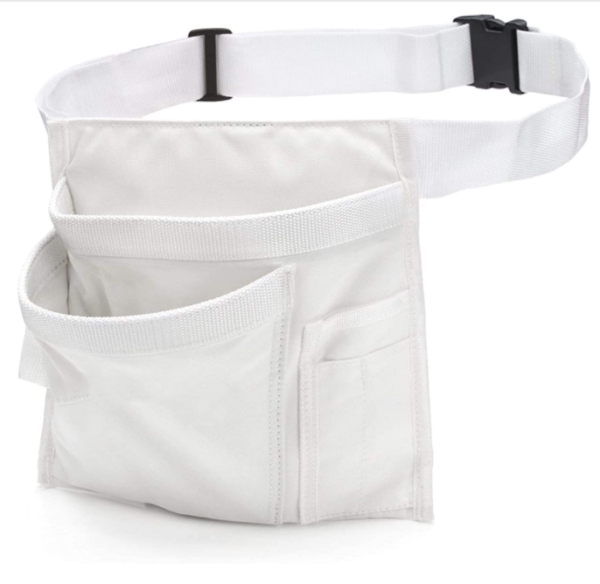 12OZ Multifunctional Canvas Waist Apron Adjustable Belt Tool Belt Pouch with Pocket Bags for Waist Bag Carrying