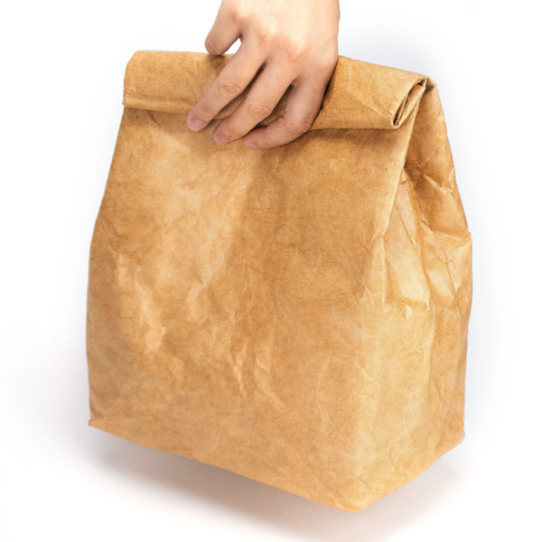 Reusable Durable Insulated Thermal Kraft Paper Lunch Bag Re-usable Durable Cooler Boxes - Image 6