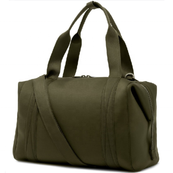 Large Grey Waterproof Neoprene Gym Carryall Duffle Bag - 영상 6